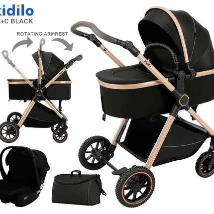 Kidilo Stroller H5 + car seat