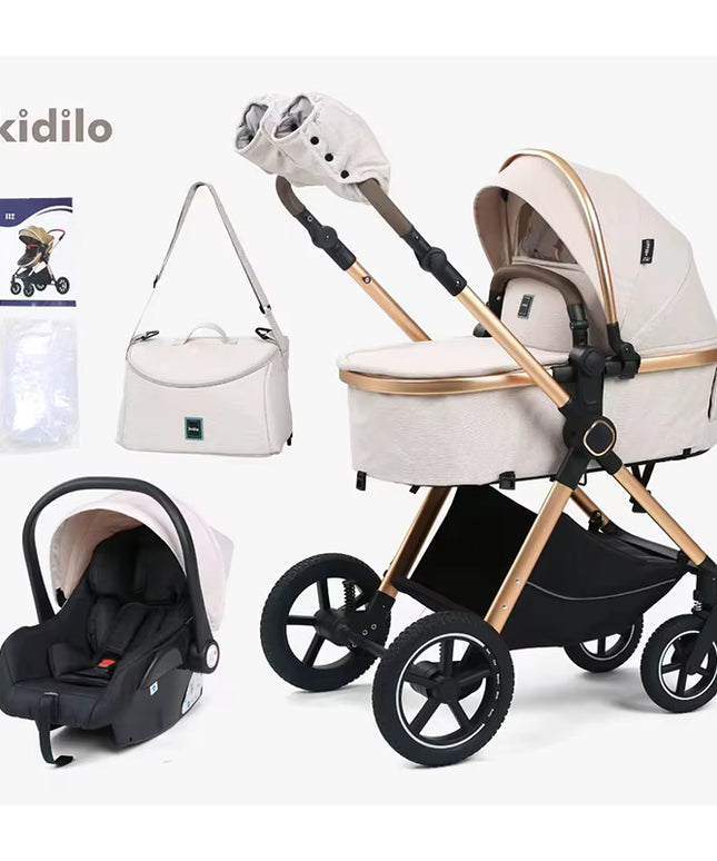 Kidilo Stroller H2X + Car Seat