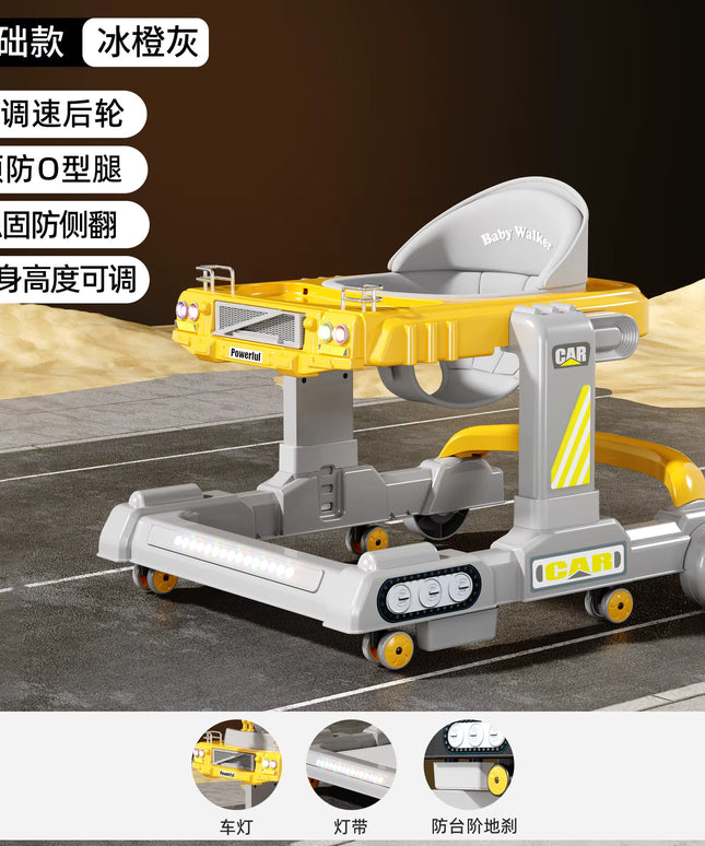 Baby Activity Walker with Construction Front Toys