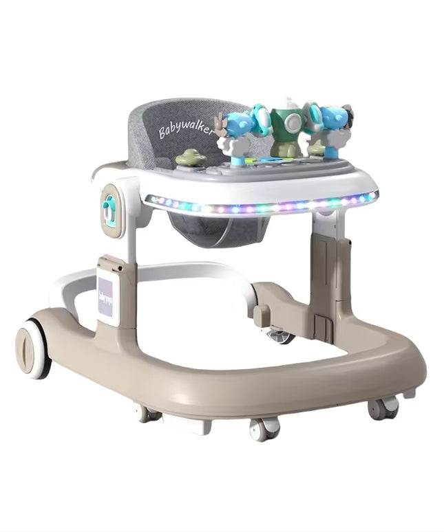 Baby Activity Walker with Rocket Shape Front Toys