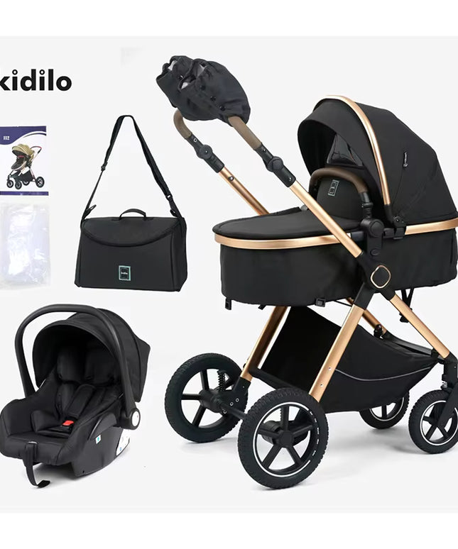 Kidilo Stroller H2X + Car Seat