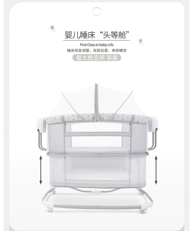 Mastela Deluxe 3-in-1 Auto Swing Bassinet