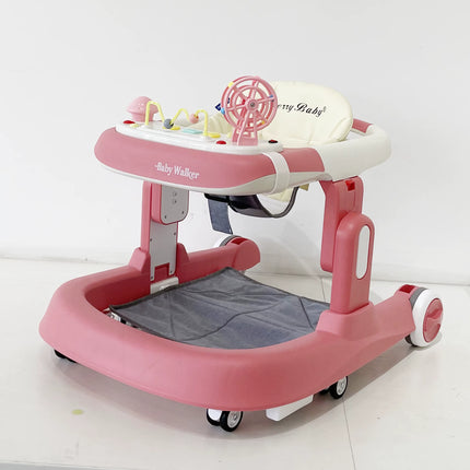 Baby Activity Walker with Roller Coaster Shape Front Toys