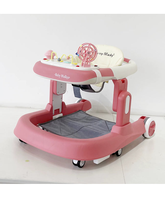 Baby Activity Walker with Roller Coaster Shape Front Toys