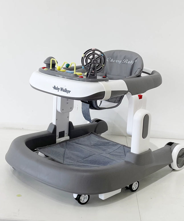Baby Activity Walker with Roller Coaster Shape Front Toys