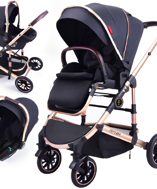 POPYPAPA Baby Stroller POP-F3TB + car seat