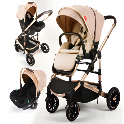 POPYPAPA Baby Stroller POP-F3TB + car seat