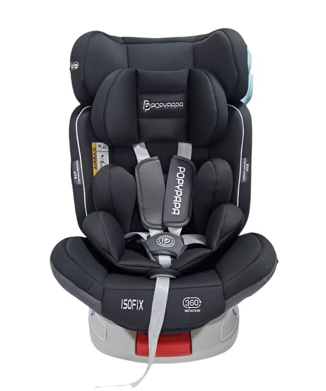 POPPYPAPA Car Seat Stage 2 & 3 Isofix 360 Degree 360A